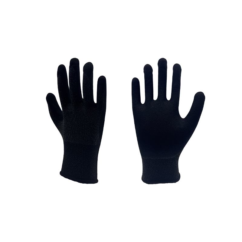 13-METIOR Nano Polyester Spandex Nitrile Frosted Gloves